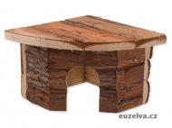 Rohový dřevěný domek MALÝ 